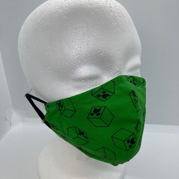 Minecraft creeper face mask - Picture 2 of 2